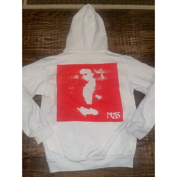 NWOT Nas Magic 3 Hoodie I Official Merch Men’s Large Puff Print Nasir Jones